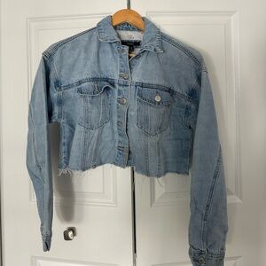 Forever 21 Light Blue cropped Denim Jacket